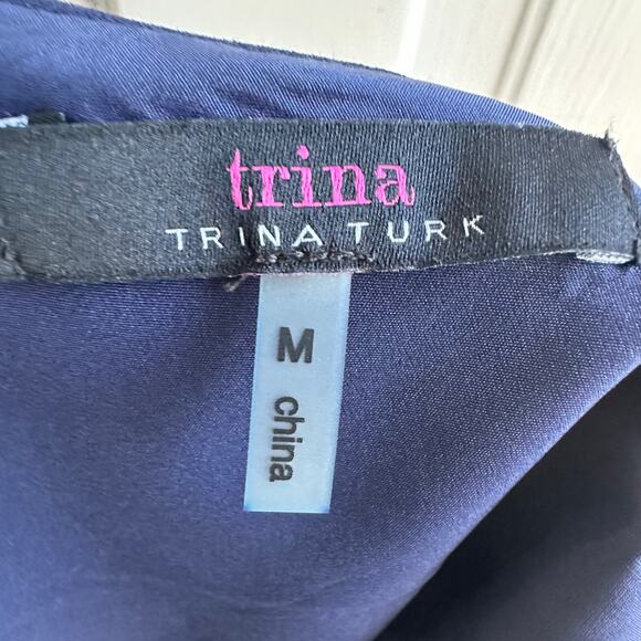 Trina Turk Jasey Ruffle Cap Sleeve Dress - Picture 6 of 7